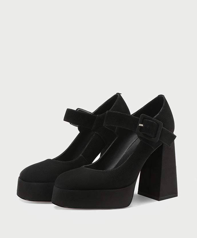 Pjjuu Mary Jane Platform Heels - VIBRATE