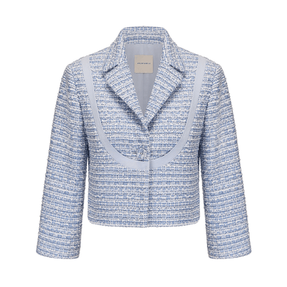 ATELIER MISS LU Curve Splicing Small Fragrance Short Jacket -MERCY.