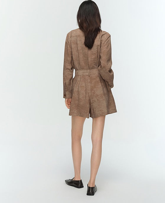 COMME MOI  women's retro high-waisted cargo shorts - LEVI.