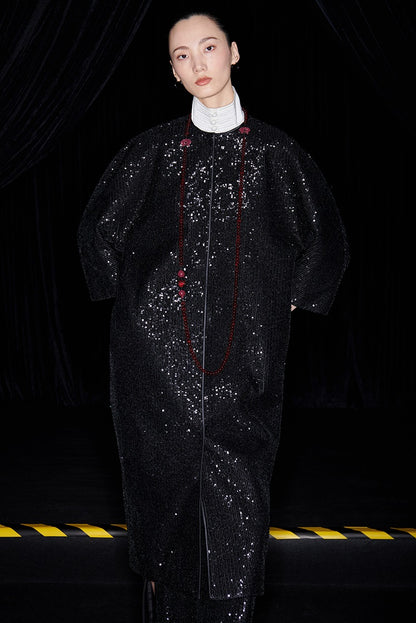 M essential Mackay designer silhouette three-quarter sleeve cardigan - AUGUST.