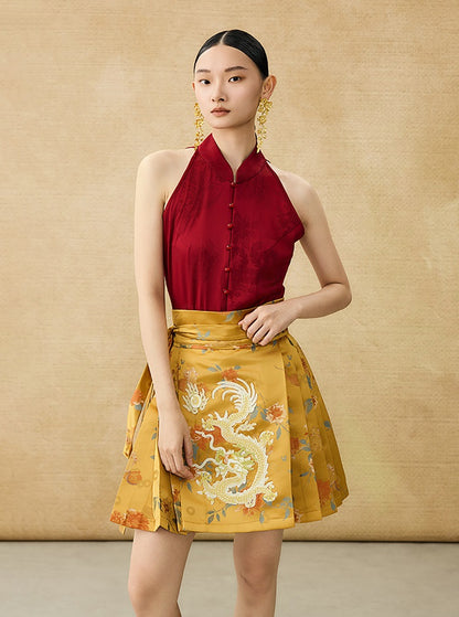 HECO Yarn Dyed Jacquard Short Horse Face Skirt  - RALPH.