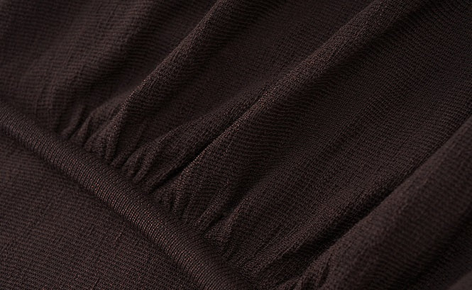 ZHUCHONGYUN irregular shirring loose knitted top--AIHARA.