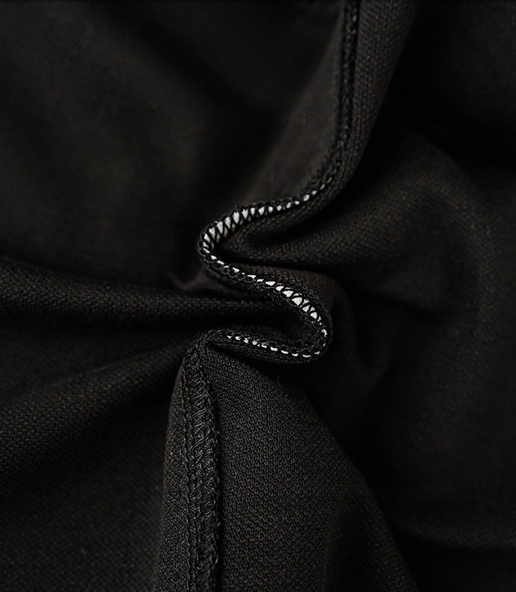 HECO Chinese Bamboo Leaf Print Short Sleeve T-Shirt - CHASE.