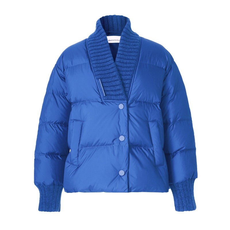 ZHUCHONGYUN Short Puffer White Goose Down Jacket-SWEADER.
