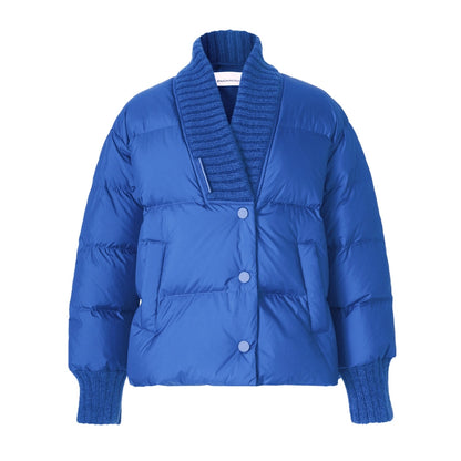 ZHUCHONGYUN Short Puffer White Goose Down Jacket-SWEADER.