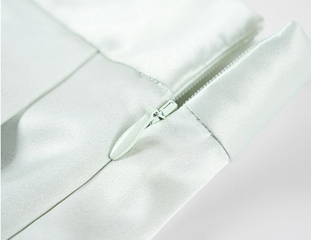 COMME MOI  Acetate Straight Leg green Pants - EMMA.