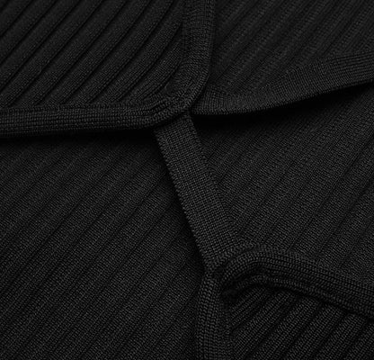 DOLLY Luxury Sleeveless One Shoulder Backless Sexy Knitted Long Dress-ZELDA