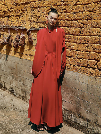 HECO Chinese Slightly Transparent Flowing Shawl Outer Jacket Fairy cape top - TRUST.