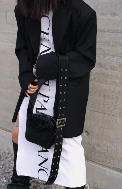 IUBALLET Small Leather Square Bag- GRACE.