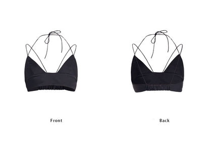 TINY IN thai halter neck deep v strap bra- ARON