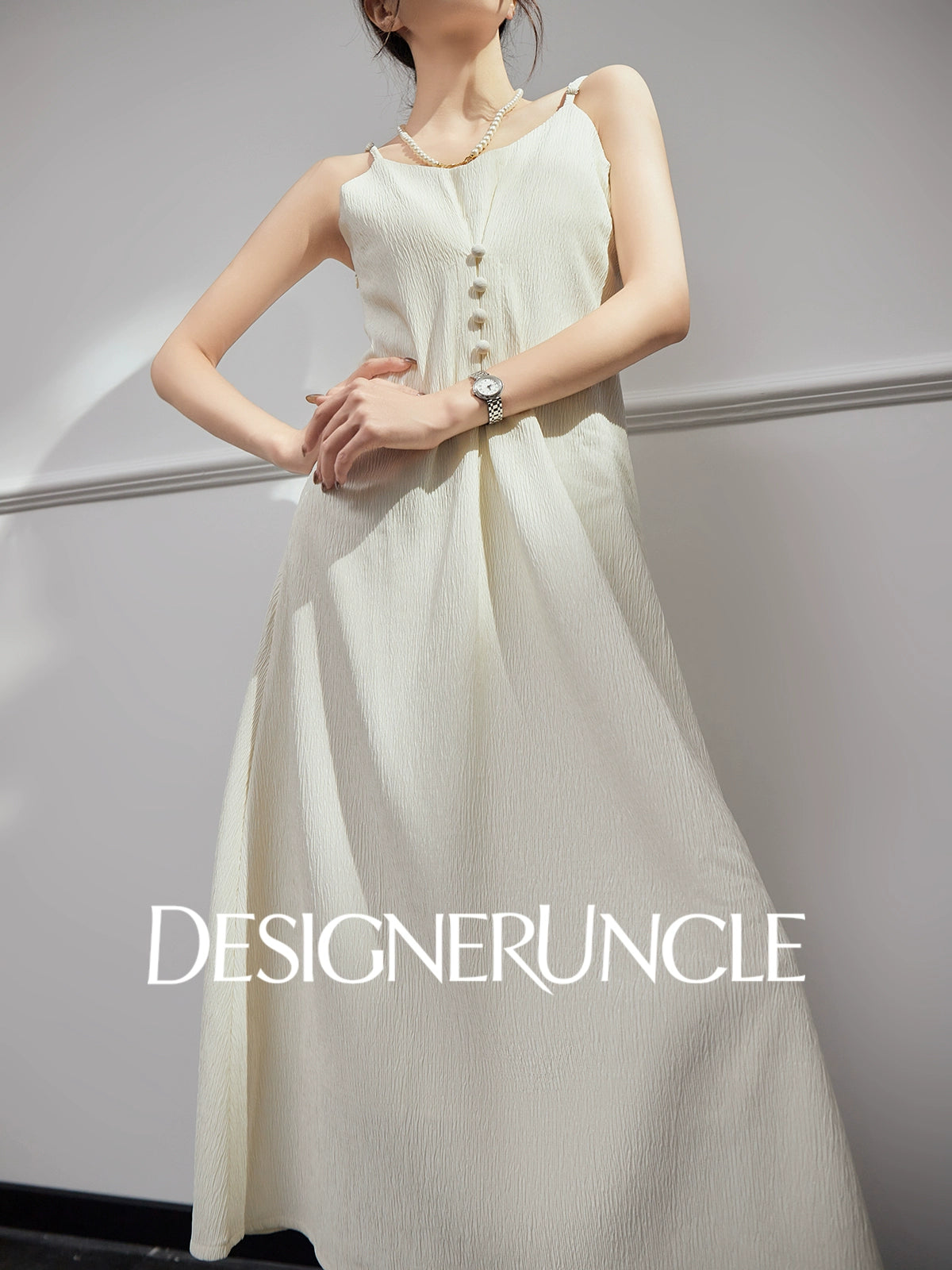 DGU |Off-white suit luxury niche French vintage top skirt  - GRANT.