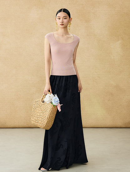 HECO Chinese U-neck Shoulder Top Early Summer Popular Cool Wear - MART.