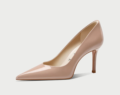 49.	pjjuu nude pointed women's stiletto heels- FERA