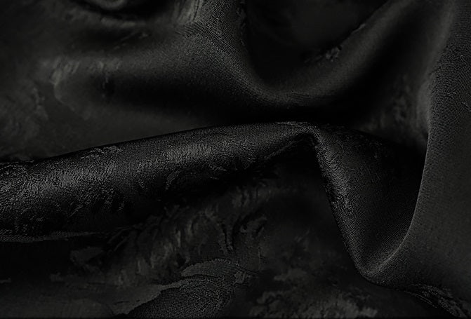 HECO Chinese high-end acetate jacquard drape slimming trousers - QUEEN.