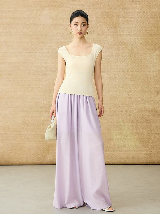 HECO Chinese U-neck Shoulder Top Early Summer Popular Cool Wear - MART.