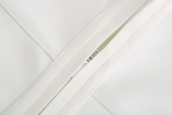 DOLLY Luxury 0ff Shoulder Sleeveless Diamond Bandage Sexy Slit Banquet Dress-PALOMA