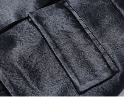 WANGXO Frost Pleat French Dress  - ESMEE.