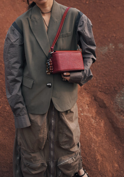 IUBALLET Retro Small Leather Box Bag - SWADE.