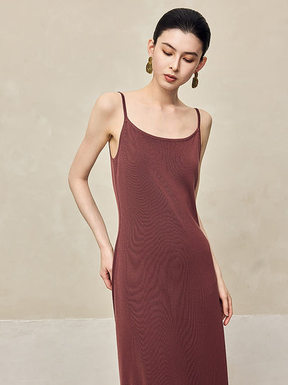 HECO Tencel Knit Soft Slip Dress - ADONIA.