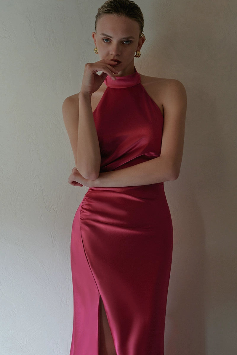 GOUDIN engagement light luxury banquet evening dress-DOE.