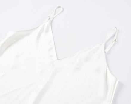 COMME MOI Lu Yan designer's new women's V-neck acetate satin camisole - MARTINS .