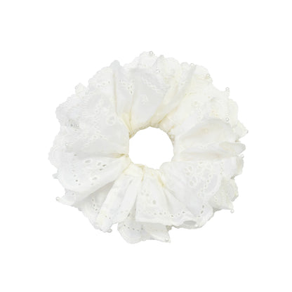 FAME rococo embroidered French lace scrunchie - MIA