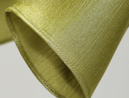 WANGXO | Satin Luster with Sequin-Embellished Silk Sleeve V-Neck Streamer Shirt - NIA.