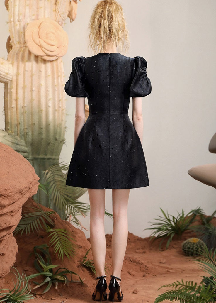 CHECOCRE Stubble customer design sense V-neck dress - FRACT.