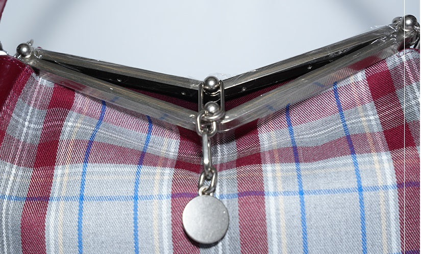 IUBALLET Classy Vintage Plaid Arm Bag - MALDAVIES.