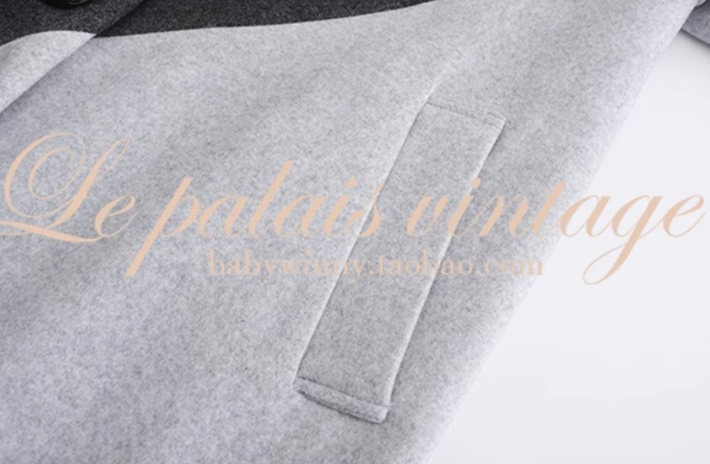 Le Palais Vintage silhouette gradient irregular Mauni umbrella long coat-INDI