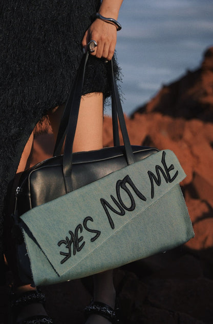 IUBALLET Two-Faced Large Blue Bag - WORD.