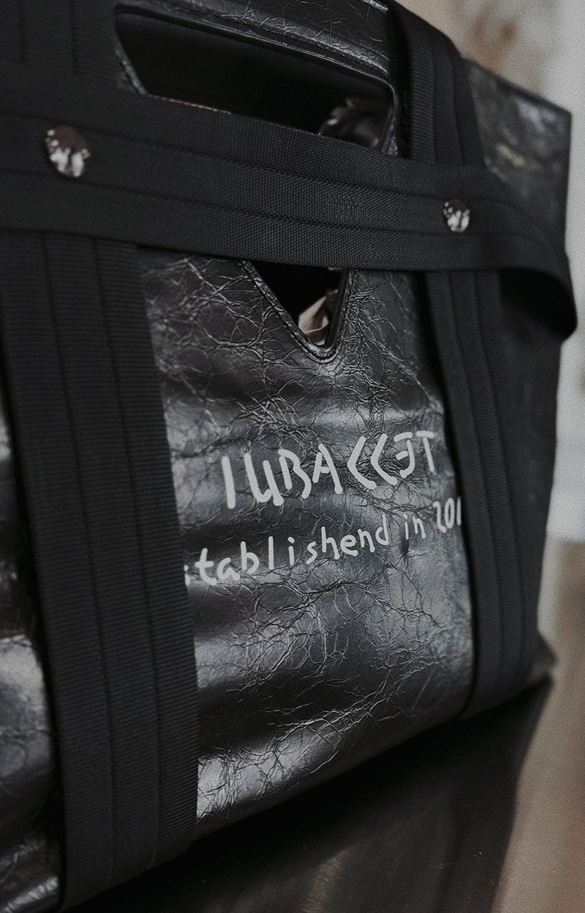 IUBALLET Turf Cobbler's Leather Tote Bag - GOLD.