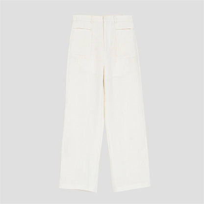 PIAOINwomen's straight design versatile commuter pants -EMILLIA