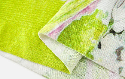 ZHUCHONGYUN flower love paper print crew neck dress-LUBBOCK.