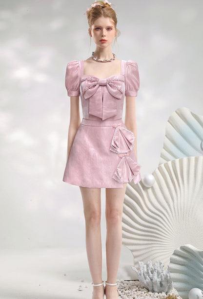 CHECOCRE Stubble French Romantic Celebrity Temperament Suit Skirt - ABRUPT.