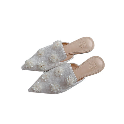 B-FEI elegant casual mules with pointed toe -MARX.