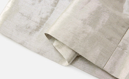 ZHUCHONGYUN silver drawstring three-point shorts--YAIBA.