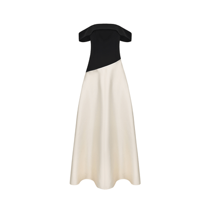 ATELIER MISS LU Glossy bandeau dresses and long skirts - AUTHUR