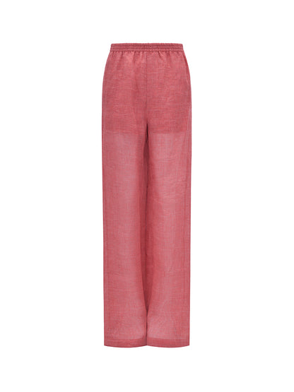 M essential Mackay designer 3D embroidered long shirt pant set - grace.