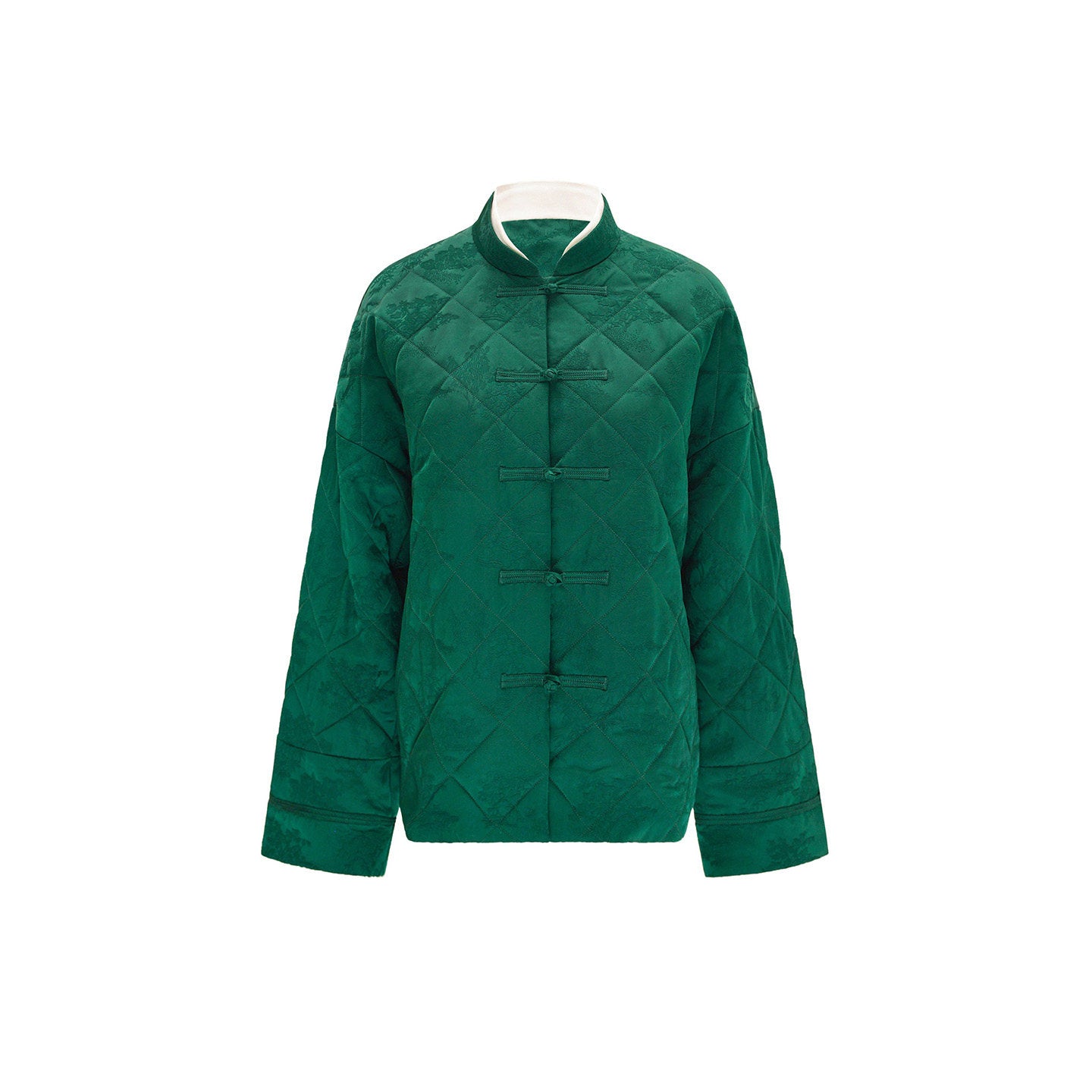 M ESSENTIAL Mackay designer brand Trim jacquard quilted camel cotton jacket - SPIRIT
