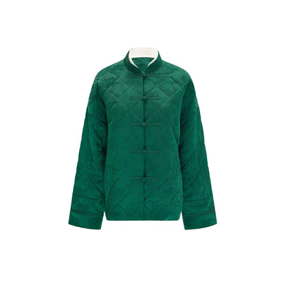 M ESSENTIAL Mackay designer brand Trim jacquard quilted camel cotton jacket - SPIRIT