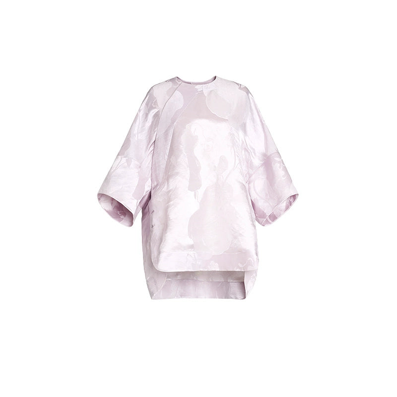 ZHUCHONGYUN summer jacquard lace-up pleated short pants.-WINRY.