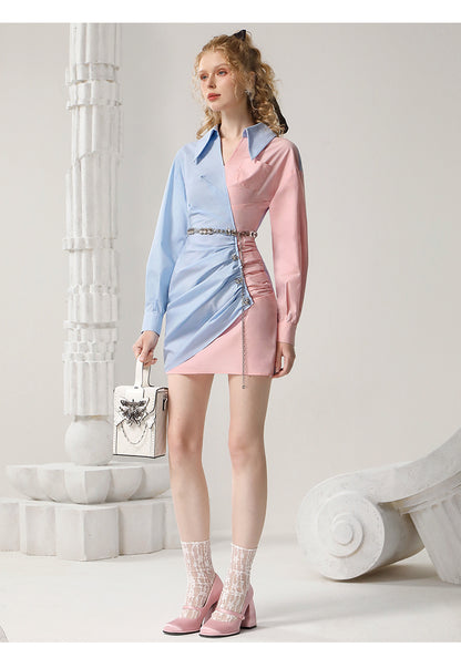 CHECOCRE Stubble Ke Fashion Simple Waist Chain Diamond Metal Belt - ROMEO