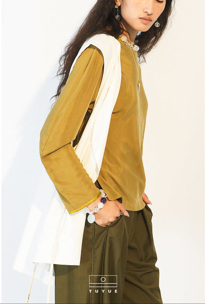 TUYUE Ancient Tailoring Slim Autumn and Winter Top - JALYN.
