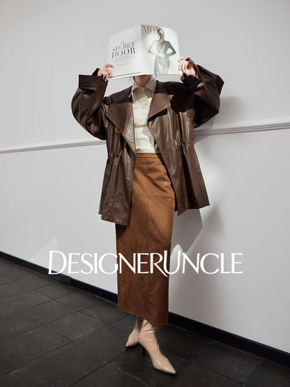 DGU "Daise" black motorcycle leather jacket - CONG.