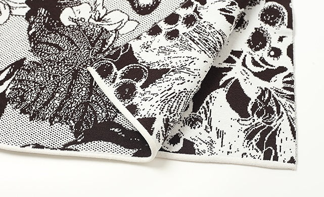 ZHUCHONGYUN spring's new double-knit jacquard straight maxi skirt-RIN.