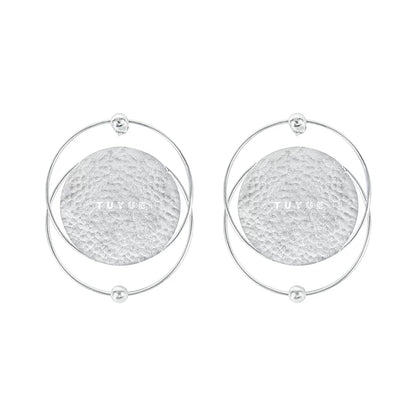 TUYUE silver gold plated cosmic star earrings- MATT.
