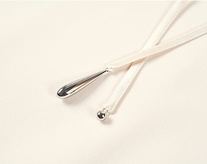 COMME MOI Lv Yan Designer Summer New Dribble Halterneck Dress Set - POSEY.