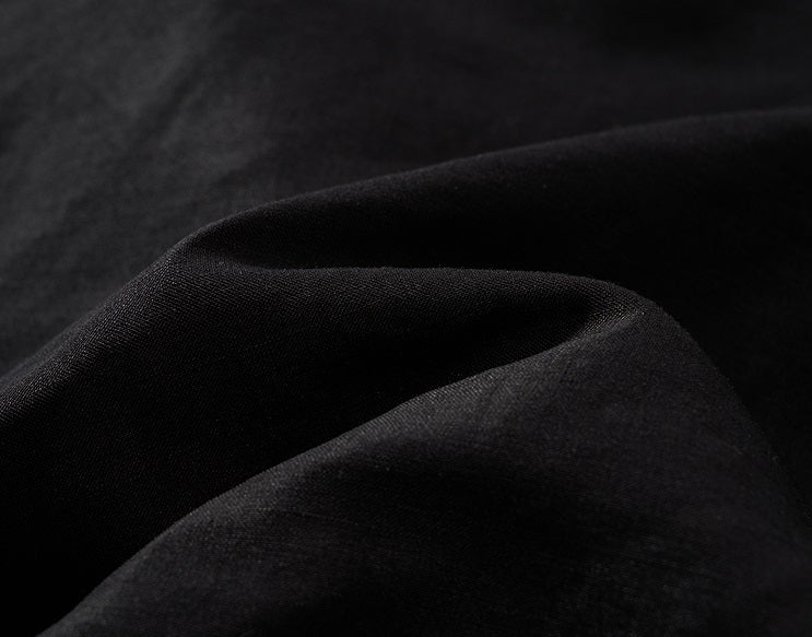 COMME MOI summer backless embroidered beaded black dress - BIANCA.