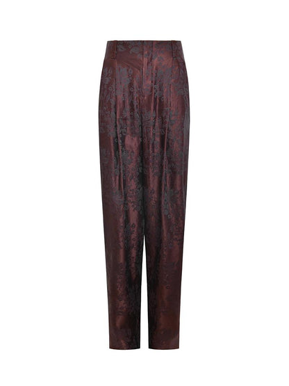 M essential Mackay designer embroidered jacquard pant suit - Buniu.